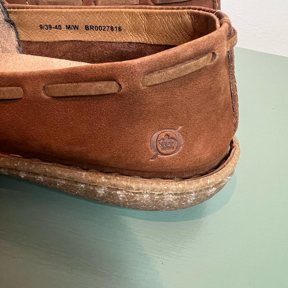 Born Naya Loafers Womens Size 9 Brown Suede Slip On Casual Comfort Shoes - Picture 7 of 8
